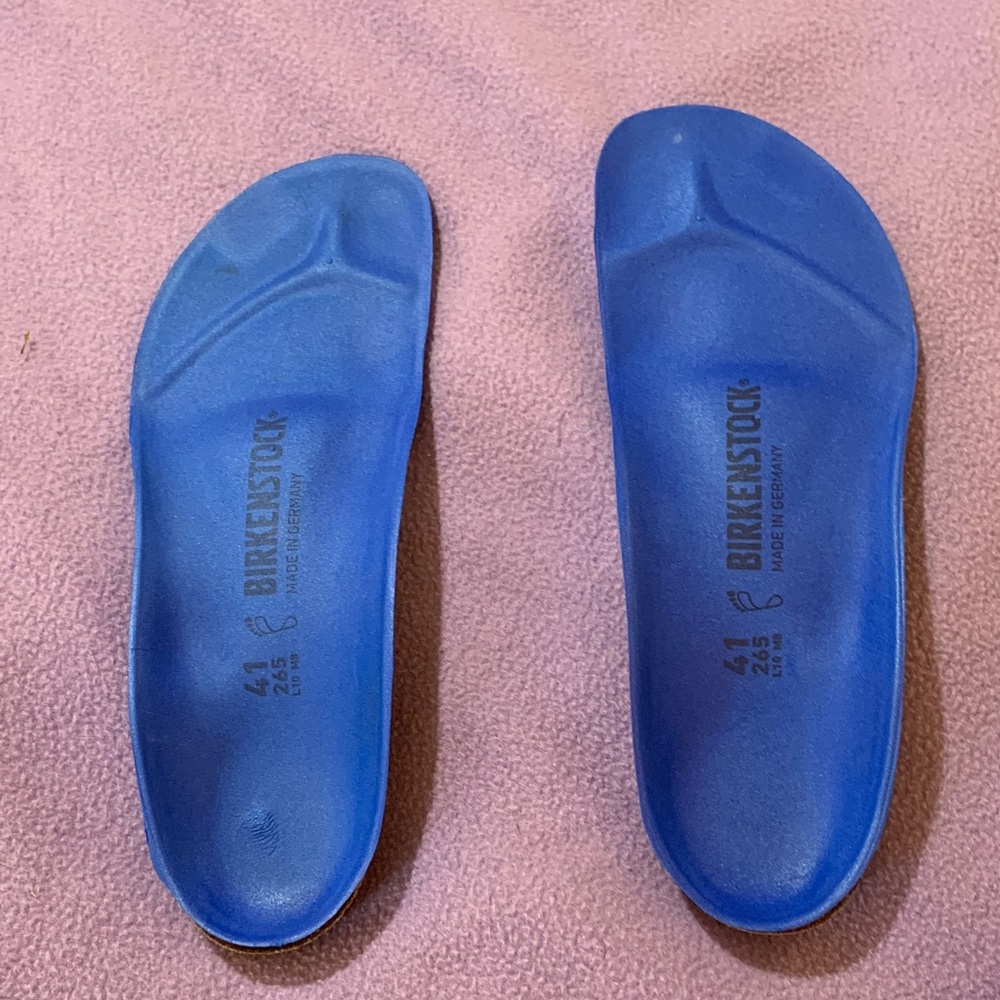 Birkenstock Vibrant Blue Footbeds
